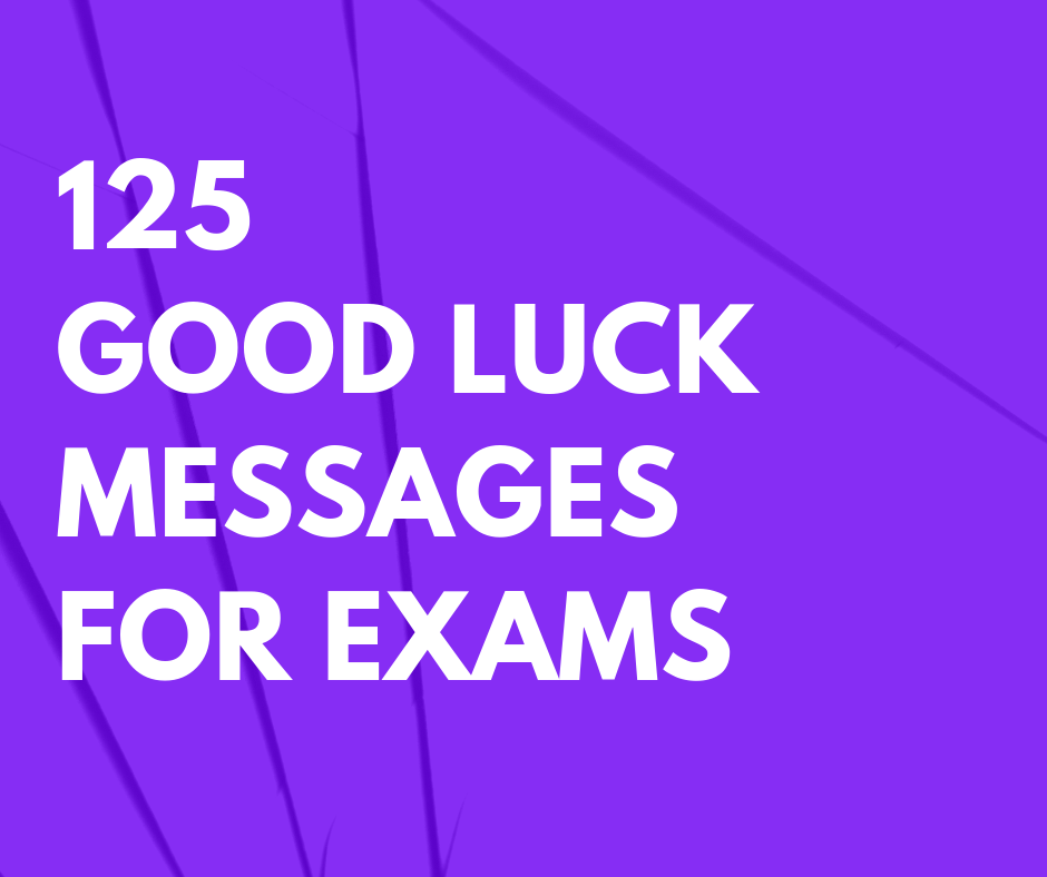 Good Luck Messages For Final Year Students