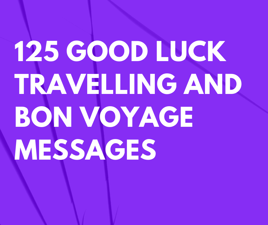 good luck and bon voyage meaning