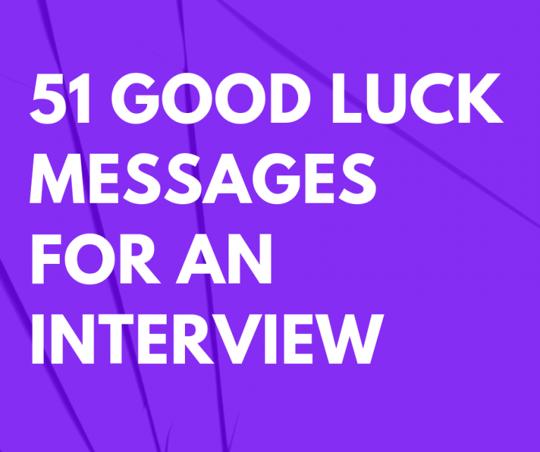 How Do You Wish Good Luck For An Interview