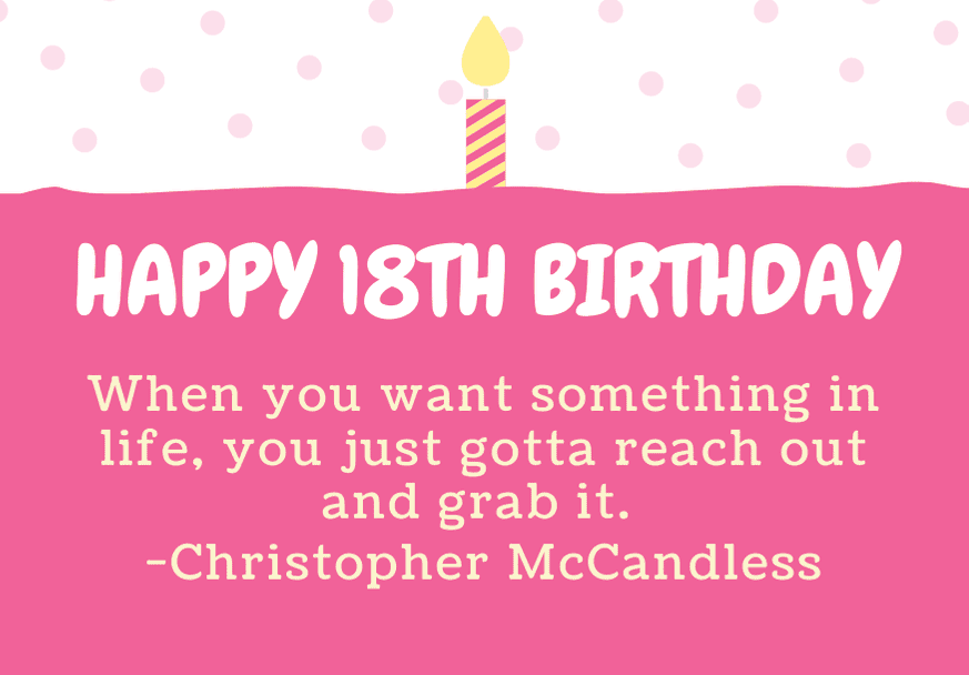 75 Incredible Happy 18th Birthday Messages and Sayings ...