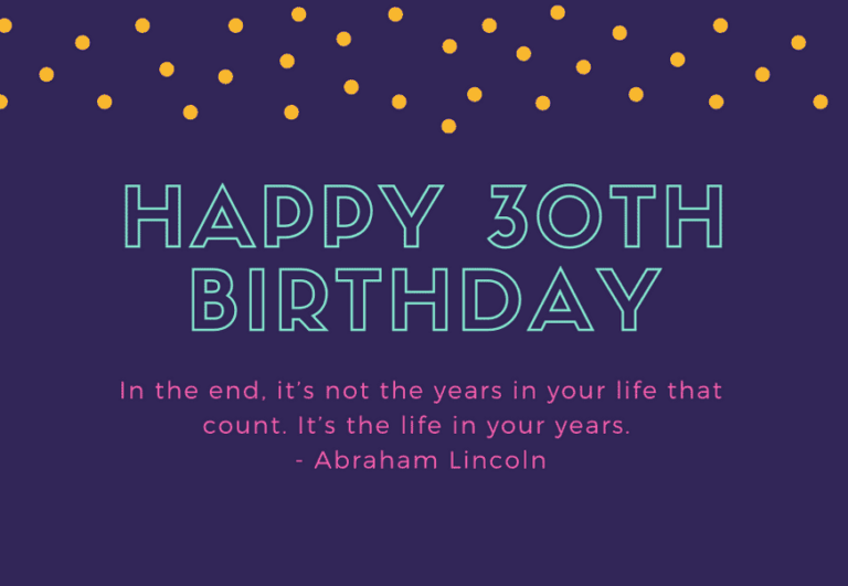 100 Original 30th Birthday Messages with Images FutureofWorking com