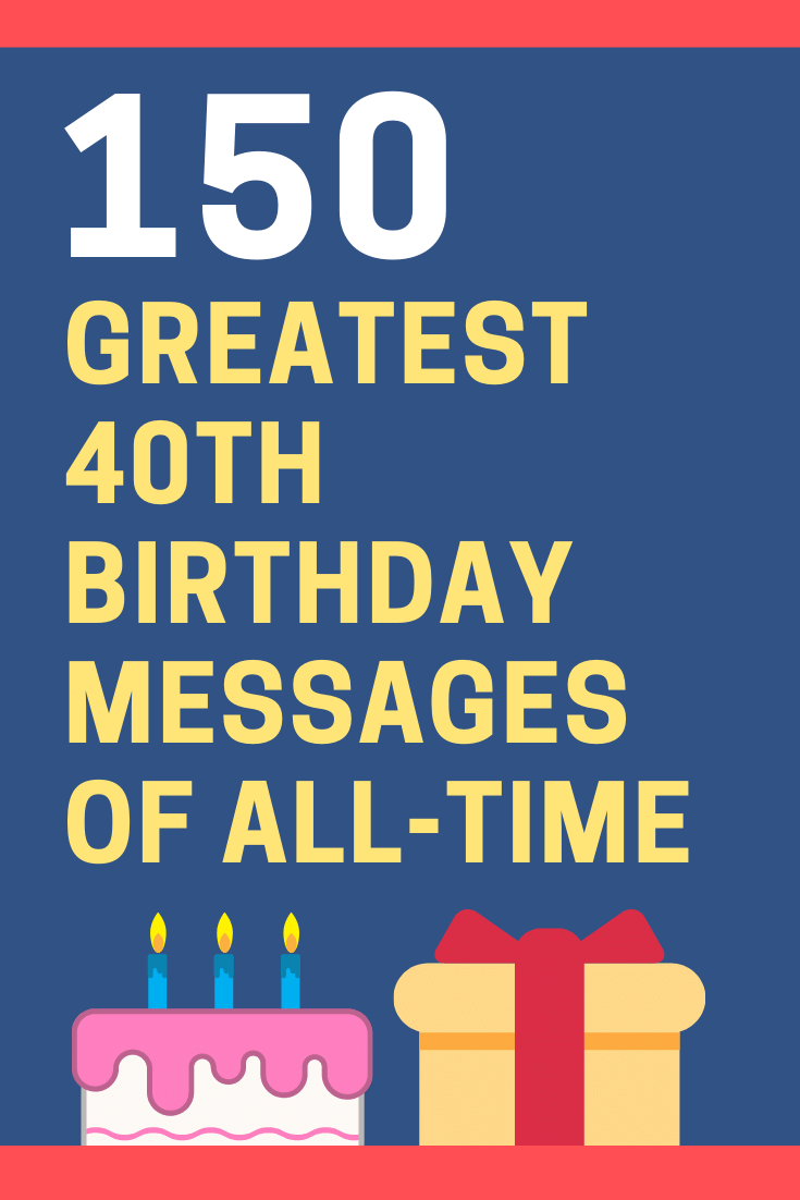 40th Birthday Messages