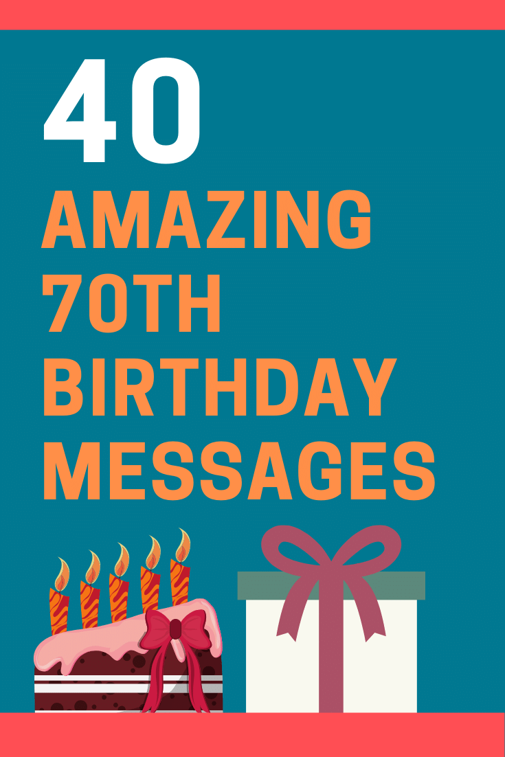 70th Birthday Messages