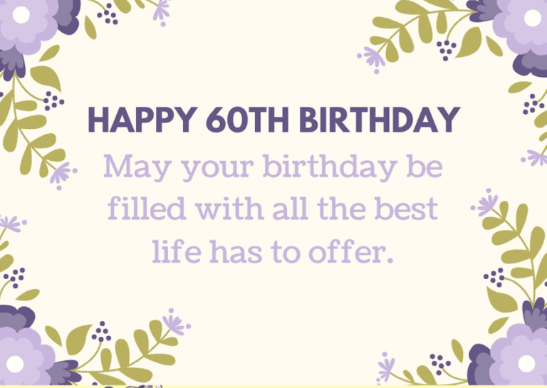 100 Amazing 60th Birthday Messages and Quotes w/ Images ...