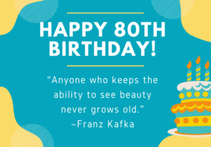 40 Amazing 80th Birthday Messages to Write in a Birthday Card ...