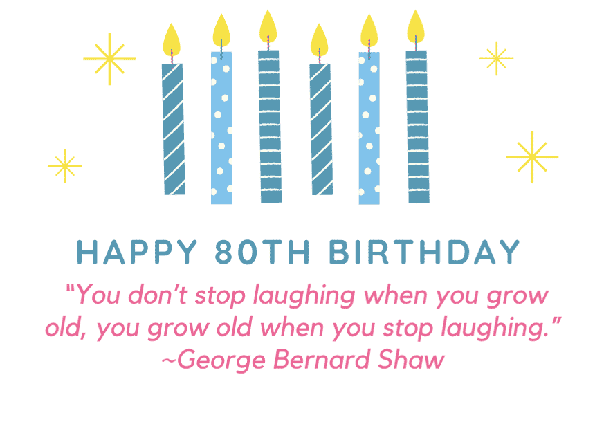 40 Amazing 80th Birthday Messages to Write in a Birthday Card ...