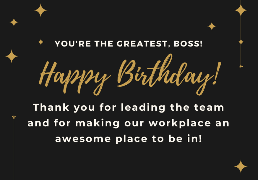 I nåde af Smelte Intrusion 101 Happy Birthday Messages for Bosses with Images | FutureofWorking.com