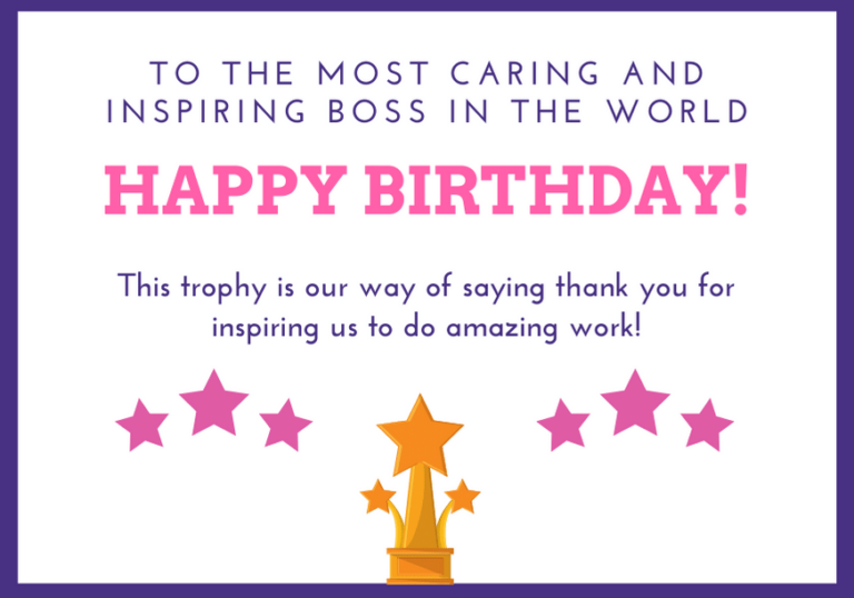 101 Happy Birthday Messages for Bosses with Images | FutureofWorking.com