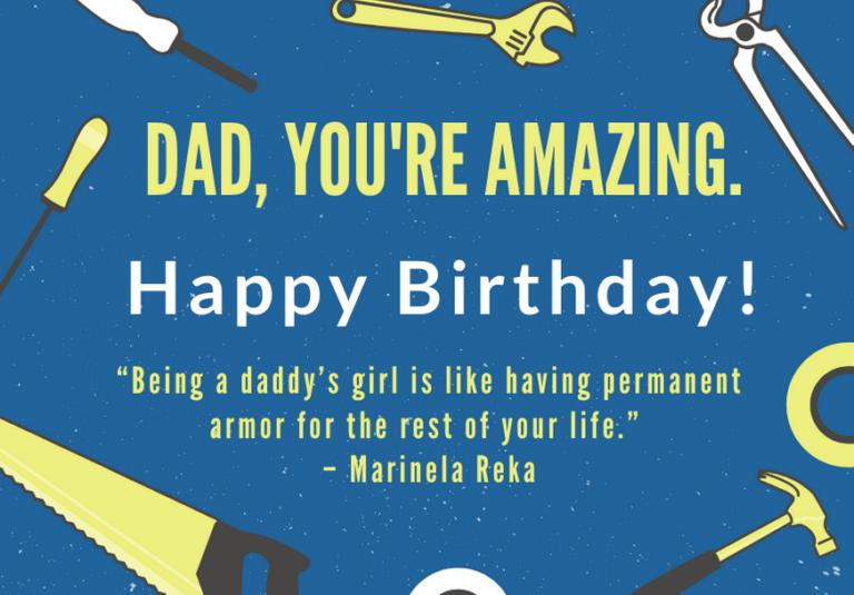 100 Happy Birthday Dad from Daughter Messages | FutureofWorking.com