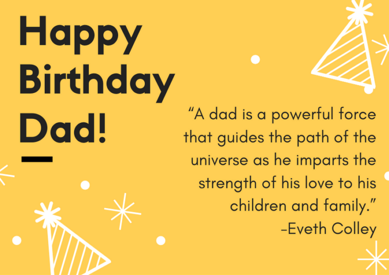 happy birthday father essay