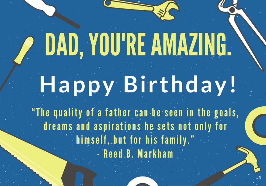 happy bday dad quotes