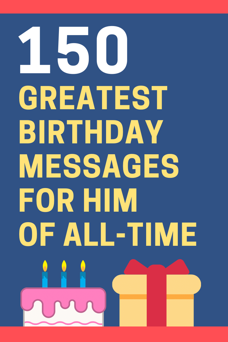Happy Birthday Messages for Him
