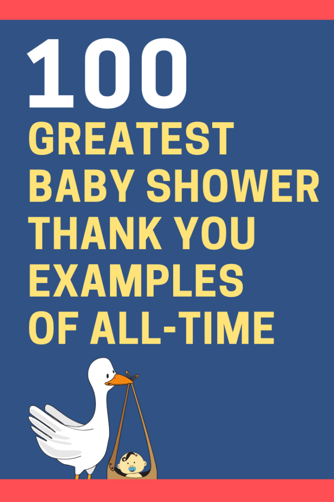 100 Best Baby Shower Thank You Wording Examples