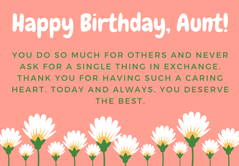 150 Best Happy Birthday Aunt Messages and Quotes | FutureofWorking.com