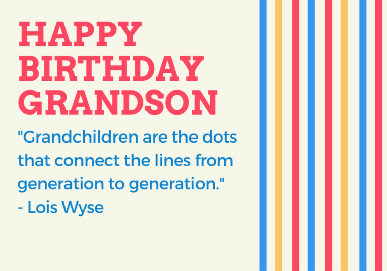 101 Unique Happy Birthday Grandson Messages and Quotes ...