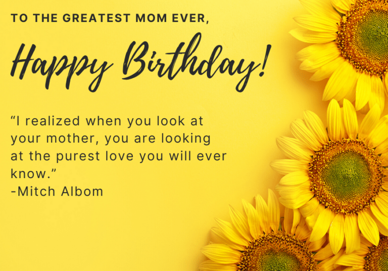 101 Emotional Birthday Messages for Mom from Daughter