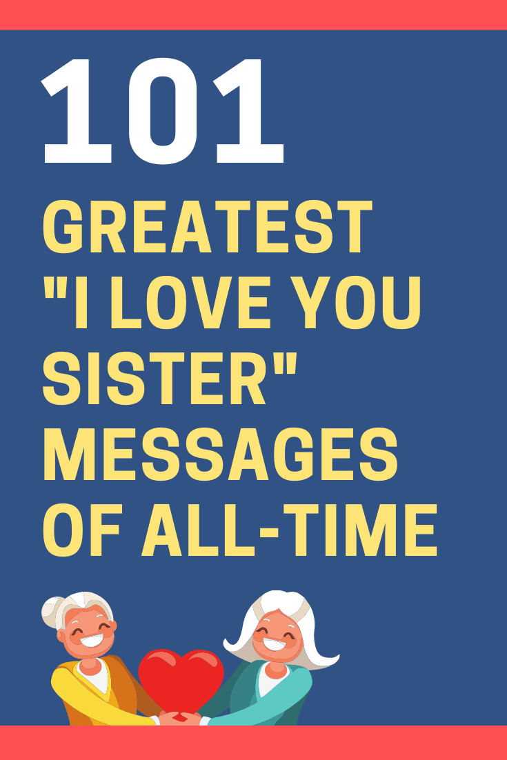 "I Love You Sister" Messages and Quotes