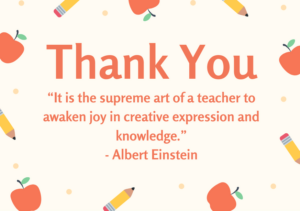 100 Best Teacher Appreciation Thank You Notes Ever Written ...