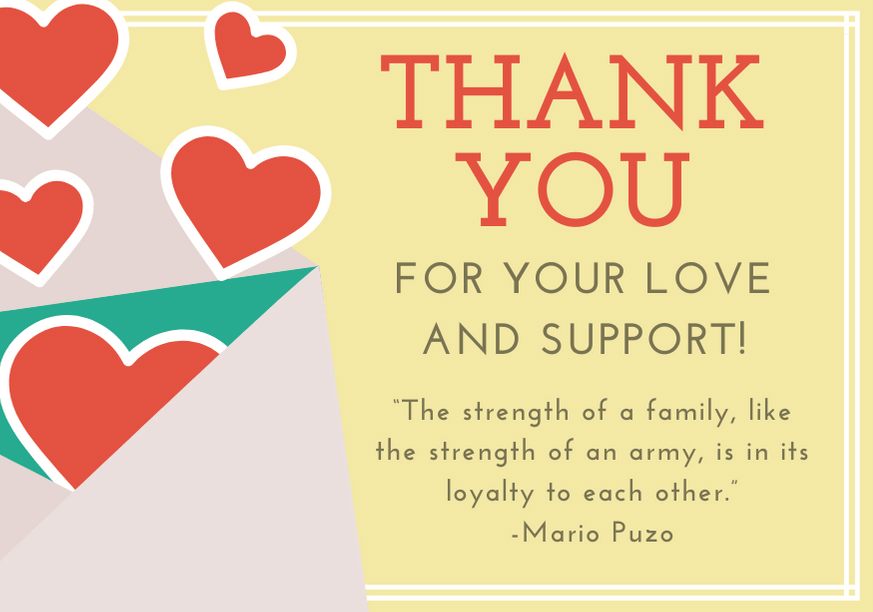 101 Thank You Messages For Family Support With Quotes | Futureofworking.com