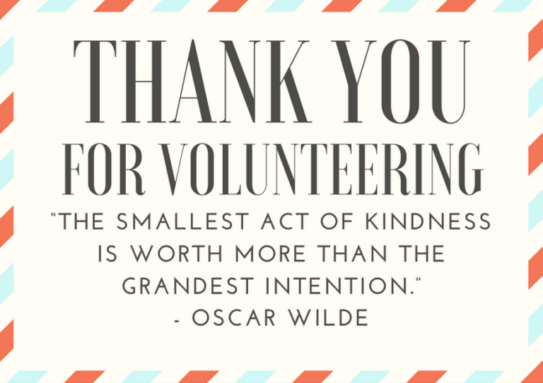 50 Heartfelt Thank You for Volunteering Messages and Quotes ...