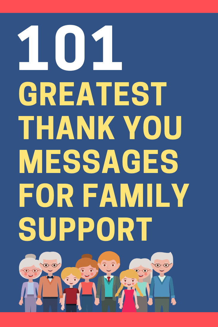 101 Thank You Messages for Family Support with Quotes | FutureofWorking.com