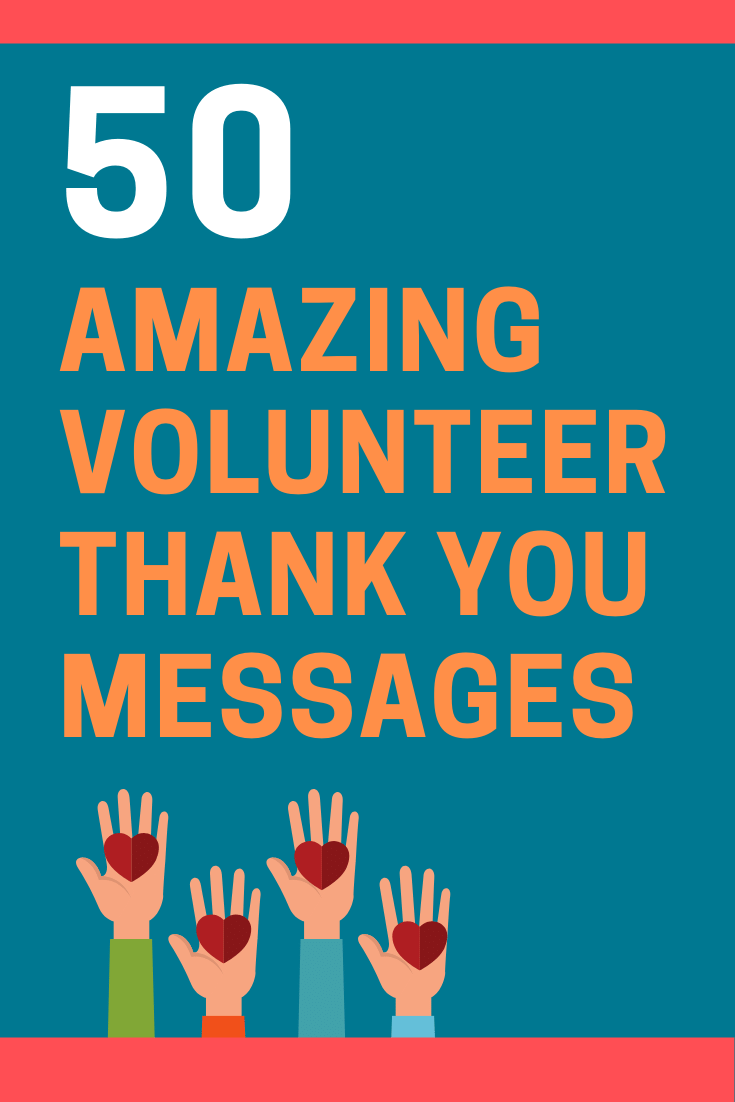 50 heartfelt thank you for volunteering messages and quotes