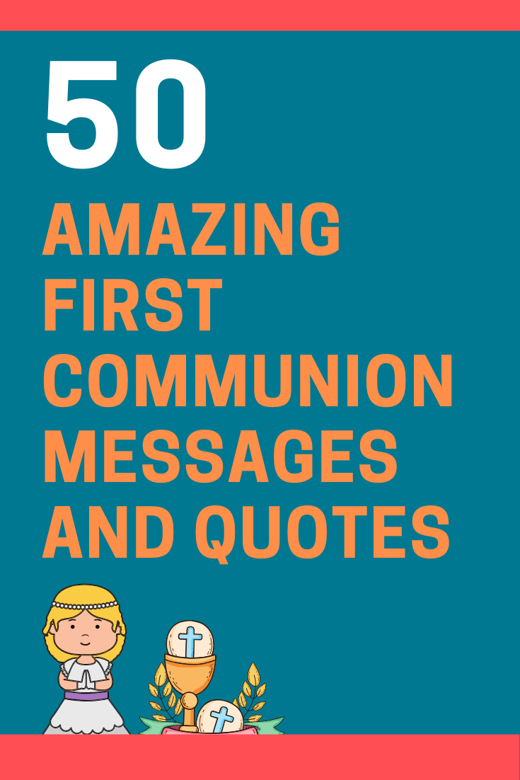 First Communion Card Messages and Quotes