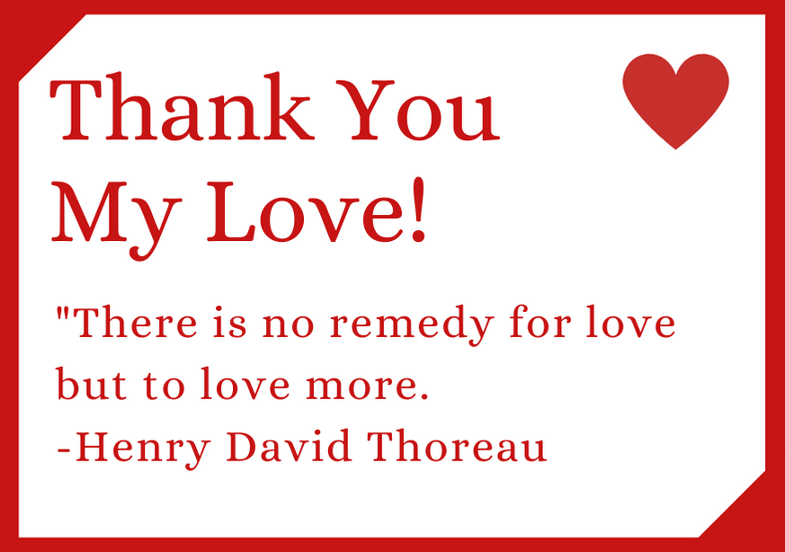 125 Heartfelt "Thank You My Love" Messages And Quotes | Futureofworking.com