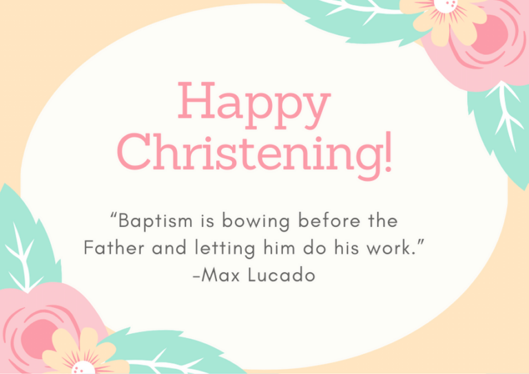 50 Best Christening Card Messages for Baby Dedication | FutureofWorking.com