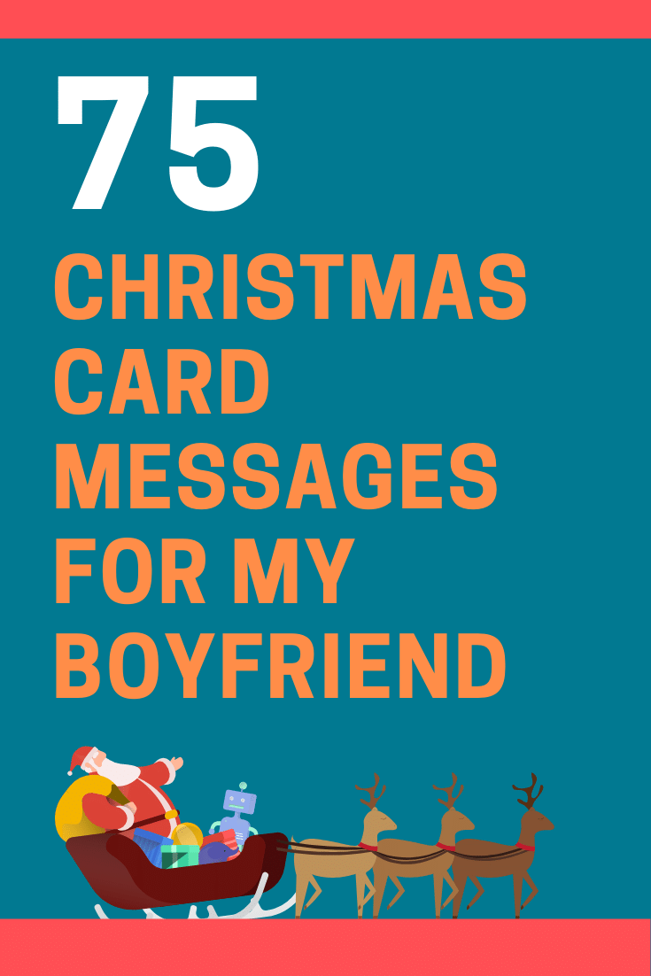 Messages de cartes de Noël pour mon petit ami