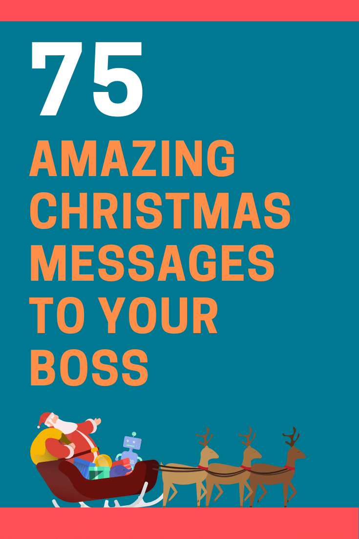 Christmas Messages to Your Boss