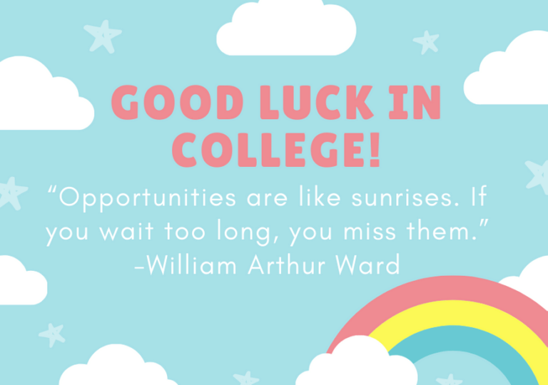 50 Best Good Luck in College Messages and Quotes
