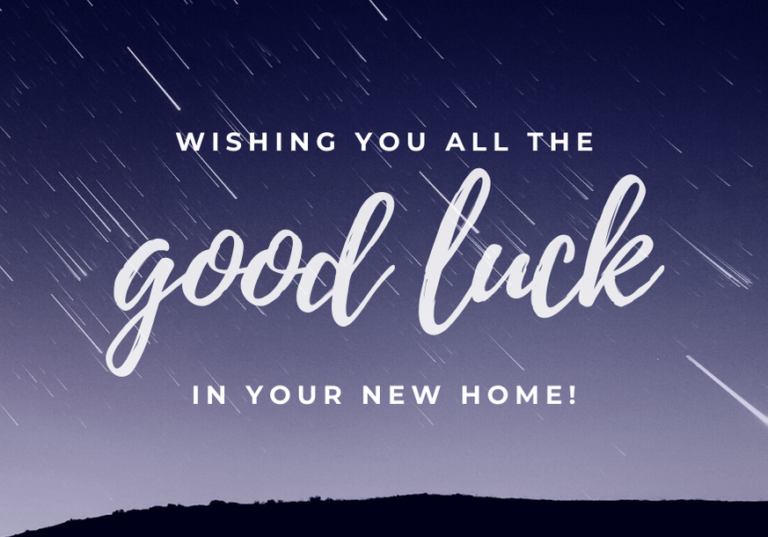 50 Good Luck in Your New Home Messages