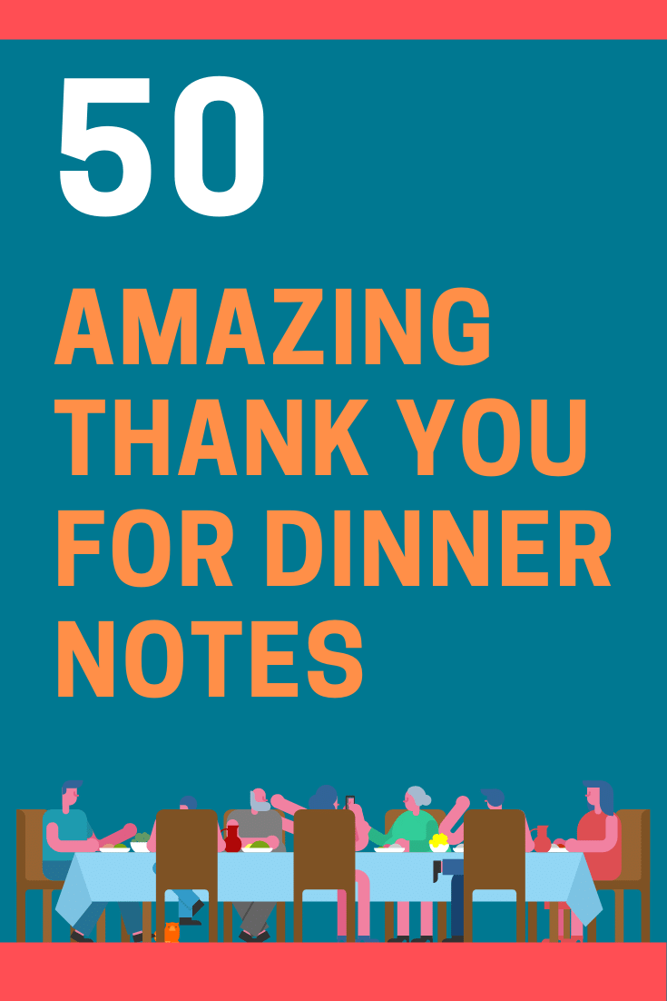 Thank You for Dinner Notes