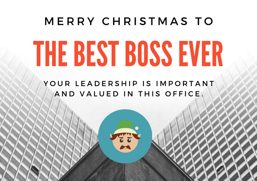 75 Perfect Christmas Messages to your Boss