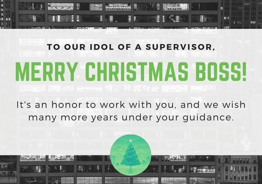 75 Perfect Christmas Messages to your Boss | FutureofWorking.com