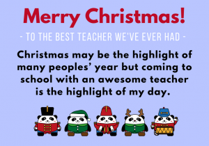 75 Thoughtful Christmas Messages for a Teacher | FutureofWorking.com