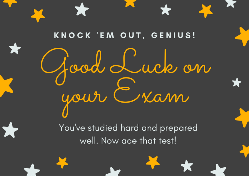 good luck quotes for exams