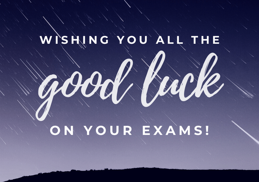 good luck exam wishes