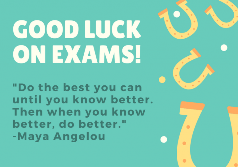 Good Luck Quotes For Exams For Students