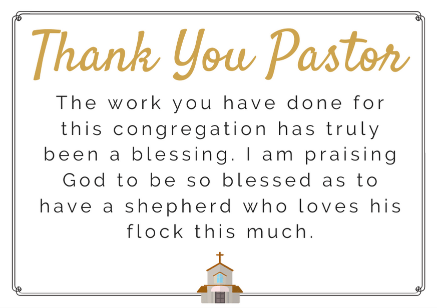 50 Best Pastor Appreciation Card Messages And Bible Verses 2024 