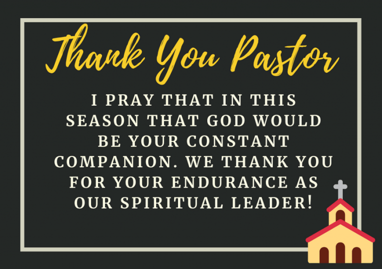 50 Best Pastor Appreciation Card Messages and Bible Verses