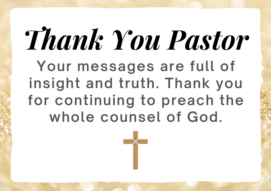 50 Best Pastor Appreciation Card Messages And Bible Verses 