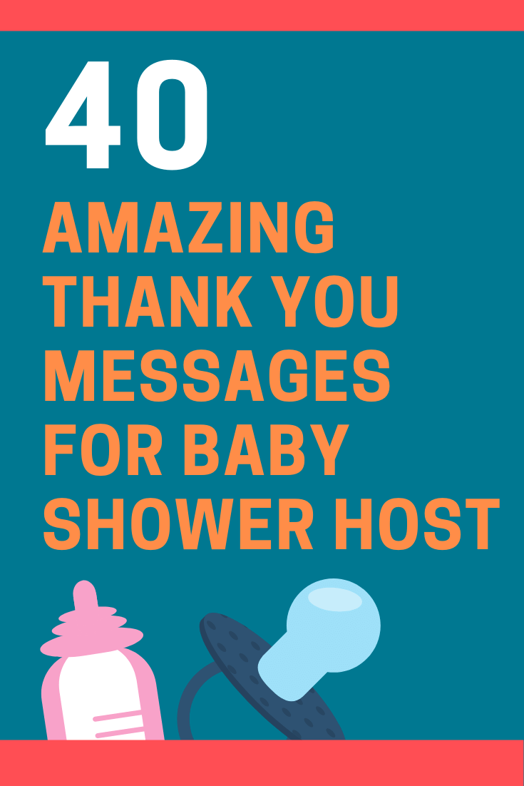 Thank You Messages for Baby Shower Host