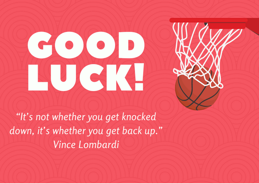 50 Motivational Good Luck Messages for Basketball Players