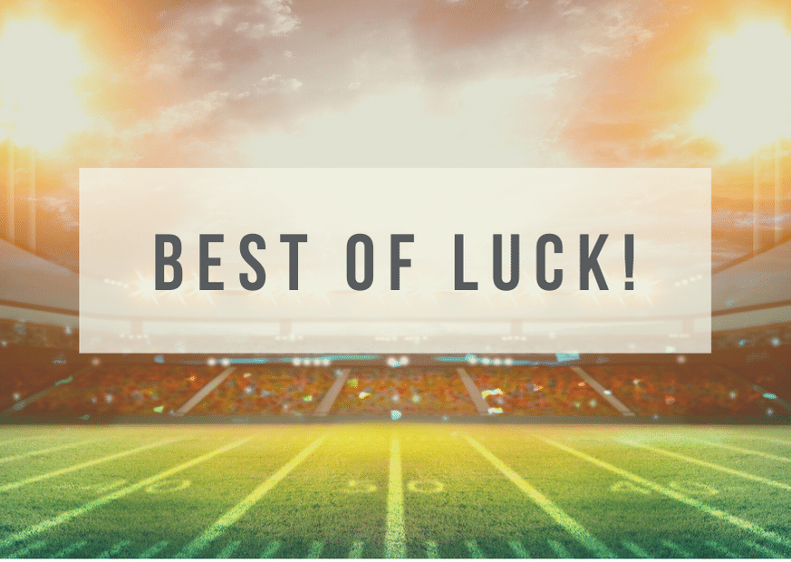 50 Inspiring Good Luck Messages for Football Players