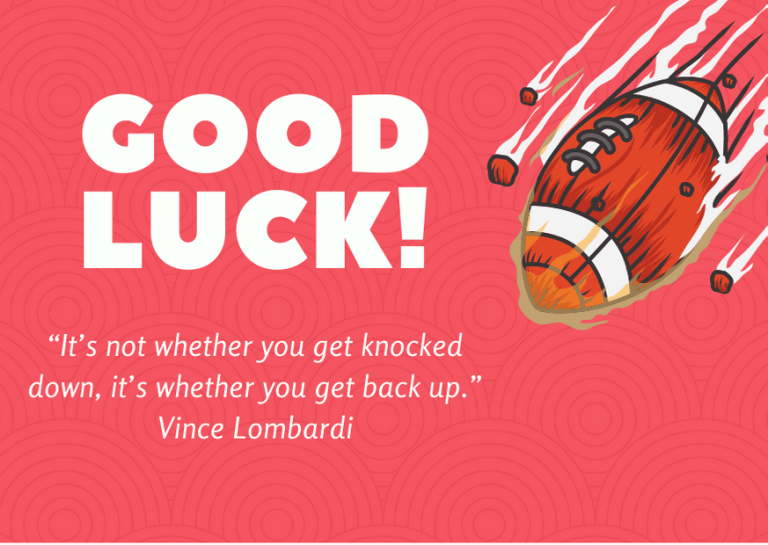 50 Inspiring Good Luck Messages for Football Players | FutureofWorking.com