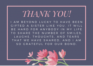 50 Heartfelt Thank You Sister Messages And Quotes 