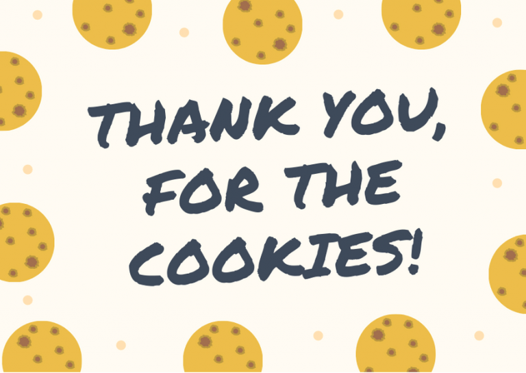 50 Ways to Say Thank You for the Cookies (with a note