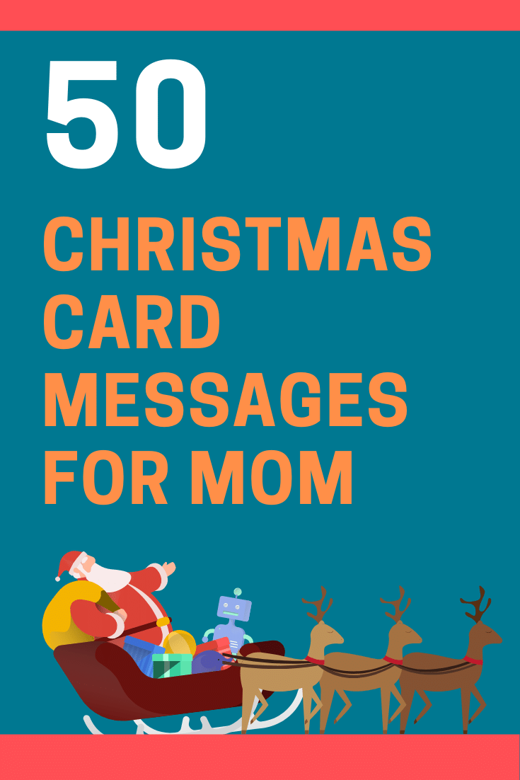 Christmas Card Messages for Mom